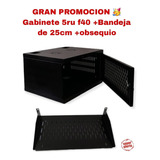 Rack Gabinete 5ru Pared Con Bandeja