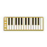 Controlador Midi Cme Xkey 25 Teclas Usb Sensitivo Dorado