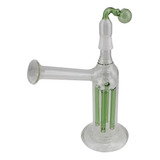 Bong De Vidro Para Óleo E Erva Com Difusor Verde 21cm - Tran