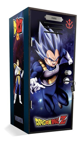 Vegeta Dragón Ball Comics Casillero Locker Placa  Personal