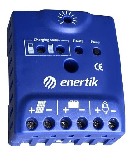 Regulador De Carga Panel Solar Enertik C10 12/24v Emporio 