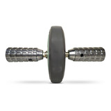 Roda Rolo Exercic. Abdominal Lombar + Strap Com Munheiqueira