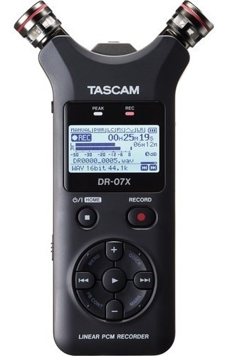 Gravador Áudio Portátil Tascam Dr-07x 2 Entradas / 2 Trilhas