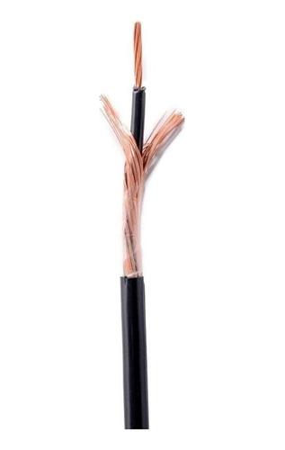 Cable Concéntrico 4mm Cobre 4mm - (25 Metros)