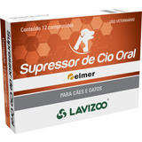 Supressor De Cio 12 Comprimidos Para Cadelas E Gatas Lavizoo