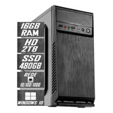 Pc Computador Cpu I7 / Hd 2tb + Ssd 480gb / 16gb Memória Ram