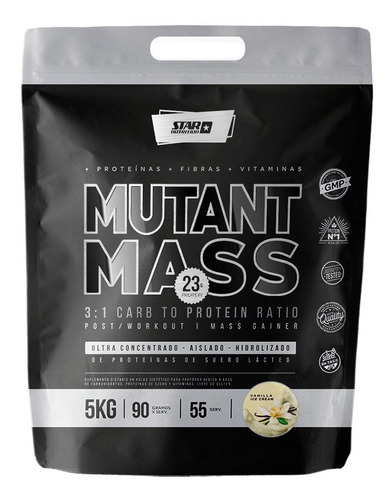 Ganador De Peso Mutant Mass 5kg Star Nutrition 