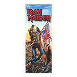 Adesivo Decorativo De Porta Iron Maiden Trooper Bandas (i.1)