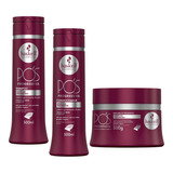 Kit Haskell Pós Progressiva Shampoo Condicionador Máscara P