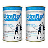 Ultraflex Magnesio Colágeno Hidrolizado - Polvo 420gr X 2 Un