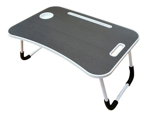 Mesa Notebook Plegable Multifuncion Cama Desayuno Porta Vaso