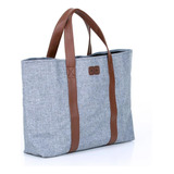 Bolsa De Praia Abc Design Bolsa Beach Bag Graphite Grey Cor Cinza