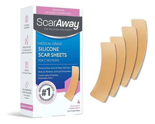 Parches Scaraway Tratamiento Para Cicatrices De Cesareas Seccion C Mujeres Reusables Y Lavables
