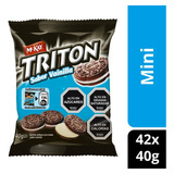 Galleta Sandwich Triton® Mini Vainilla 40g Pack X42