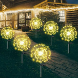 Paquete De 6 Luces Solares De Jardin 540 Luces Led Solares D