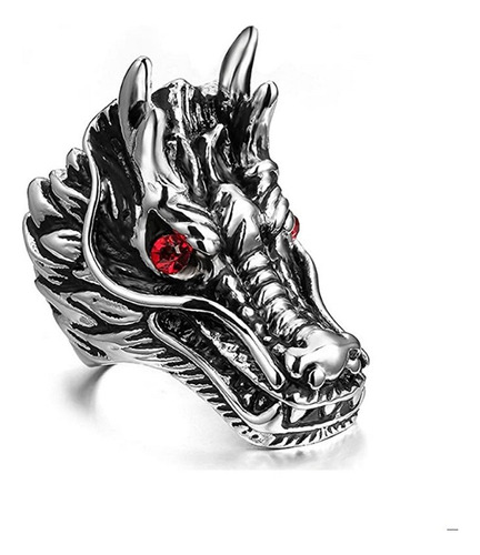 Anillo Cabeza Dragon - House Targaryen- Game Of Thrones Got