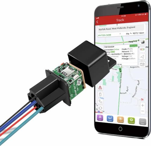 Gps Relevador Para Automóvil O Motocicleta + Cuenta Flotilla