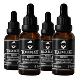 Minoxidil 10% Blackbeard Con Cafeína 4x3 (4 Piezas)