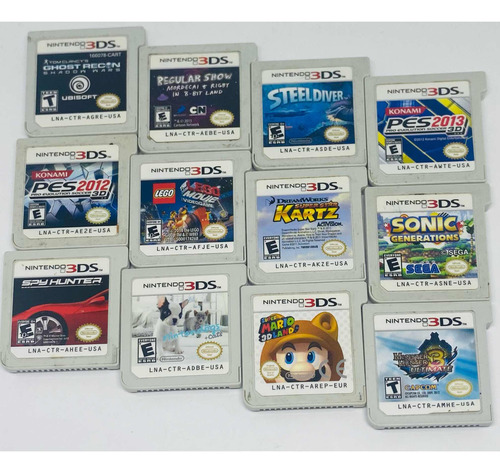 Jogos Nintendo 3ds Originais - Lote De 12 Jogos Loose