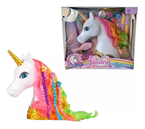 Juliana Rainbow Unicornio Para Peinar - Sharif Express