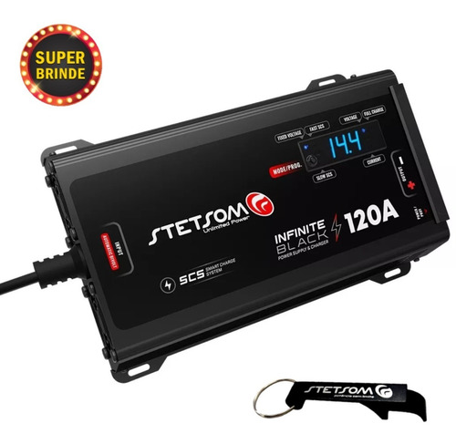 Fonte Automotiva Nova 120a Amperes Stetsom Sistema Cooler 12