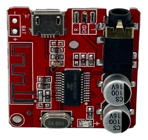 Modulo Receptor De Audio Bluetooth 4.1 Salida Estéreo 3.5 Mm