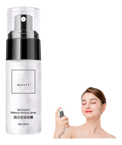 Spray Fijador Maquillaje Hidratante Larga Duración Brillo F