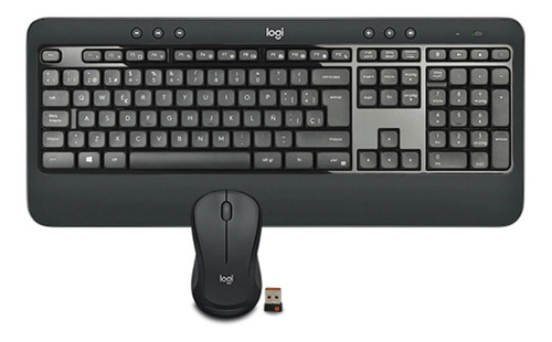 Kit Combo Teclado Mouse Logitech Mk540 Sem Fio Português Ç Abnt2 Unifying Multimídia Resistente Corporativo Ñ Microsoft