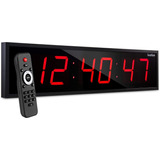 Ivation Reloj Led Digital De 60cm Con Múltiples Funciones