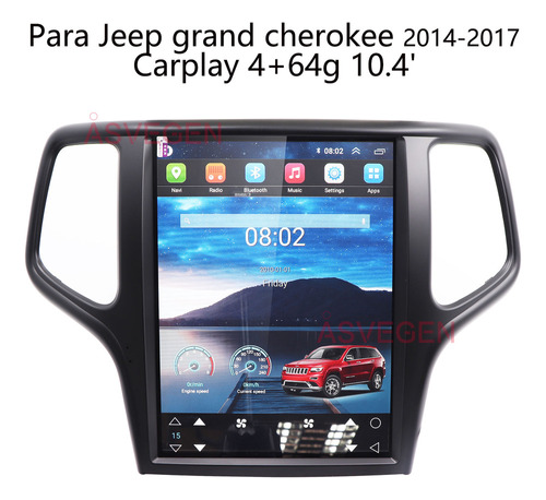 Auto Estereo Android Para Jeep Grand Cherokee 2014-2017