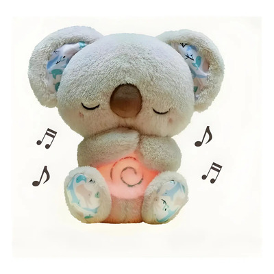 Peluche De Koala Con Musica Y Luces Para Niño Bebes Color Gris | MercadoLibre