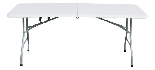 Mesa Plegable 150x70x74cm Blanca Northwest