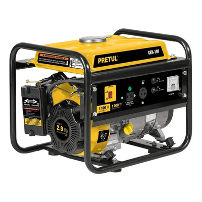 Generador Portátil 1 kW Monofásico motor a gasolina Pretul GEN-10P | Meses sin interés