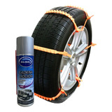 Kit Cadena Liquida Con Precintos Para Nieve Auto Y Camioneta