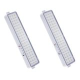 Luz De Emergencia 60 Led 250x55x27 Mm Candela Pack X2