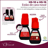 Cola Elite P/ Volume Russo Cílios Fio A Fio Seca Rápido 5ml Cor Preto