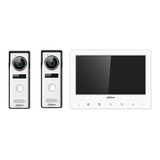 Kit 2 Videoportero Analogo Dahua Monitor De 7'' Touch 2 Mp 