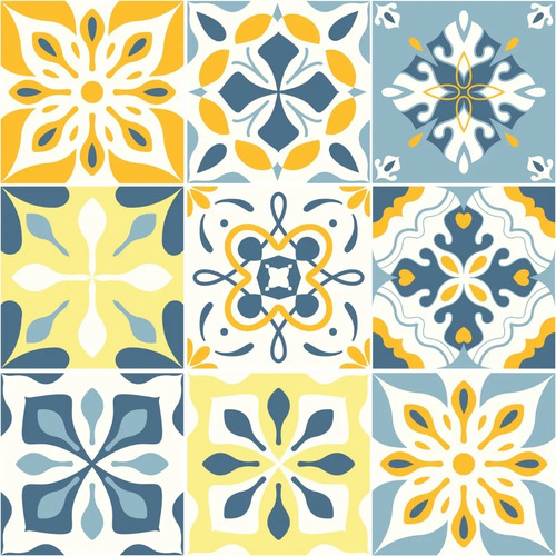 Vinilos Decorativos Azulejos Autoadhesivos 10x10 Cm X15 Un.