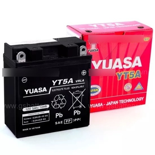 Bateria Yuasa Yt5a = Yb5l-b 12n5-3b Gel! Wagner Motos!