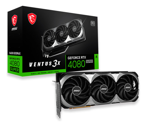 Placa De Vídeo Rtx 4080 16gb Super 256 Bits Ventus 3x Oc 