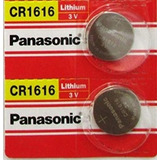 Panasonic Cr1616 Paquete De Dos Pilas Botón De Litio De 3 V