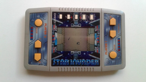 Game Casio Star Invader 1986 - Vintage Lcd Handheld/portátil