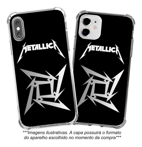 Capinha Capa Metallica Mtl4 Heavy Metal Diversos Aparelhos