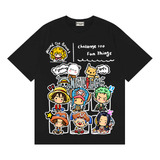 Estampado Camiseta One Piece, Luffy Tony Chopper, Vers