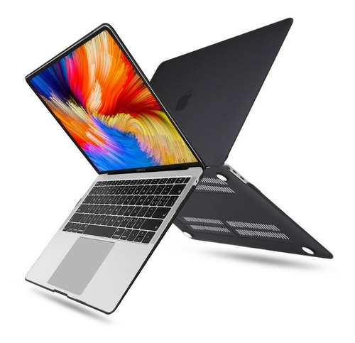 Case Macbook New Macbook Air 13 2019 Retina Preta Ou Transparente 