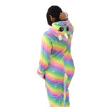 Unicornio Colores Pijama Mameluco Kigurumi Adultos Unisex 