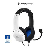 Pdp Airlite Headset With Mic For Ps5, Ps4, Pc - Frost White