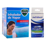 Combo Inhalador Vick + Vaporizador Naturale Mentol X 130 Ml