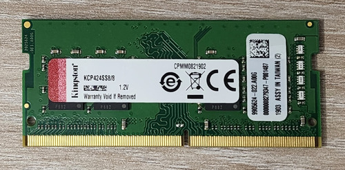 Memoria Ram Kingston 8gb Dd4 2400mhz