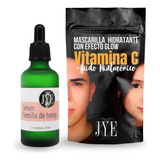 Kit Mascarilla Jye Y Serum Hemp Jye Efecto Glow Hidratante 